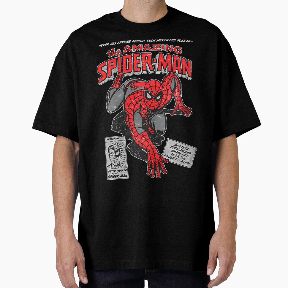 Amazing Web Hero Vintage Comic Style Action Superhero Retro