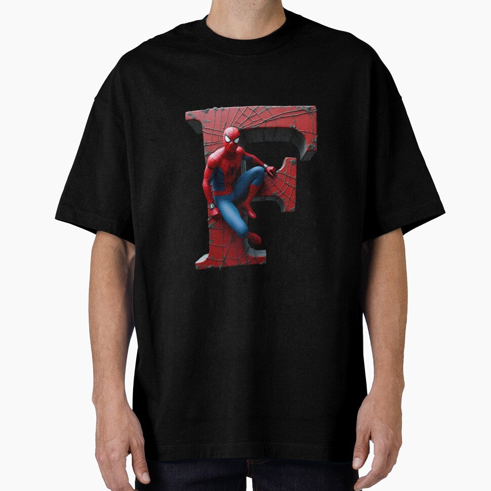 Spiderman Monogram Letter F