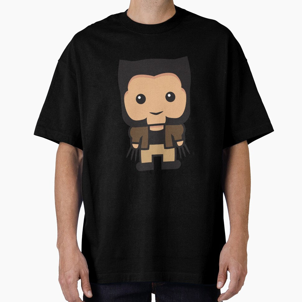 Cute Clawed Mutant Hero Chibi Sticker | Cartoon Comic Characte | Minimal Comic Style Design