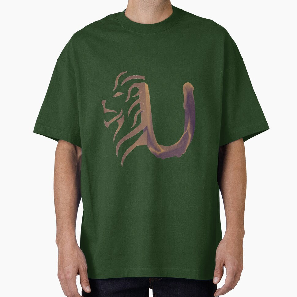 Letters u lion