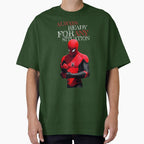 Always Ready For Any Situation Superhero Spider Action graphic Sticker