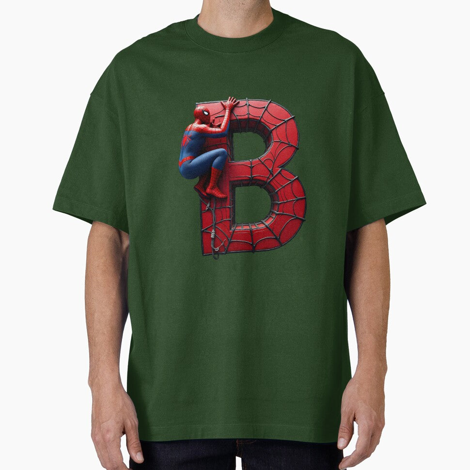 Spiderman Monogram Letter B
