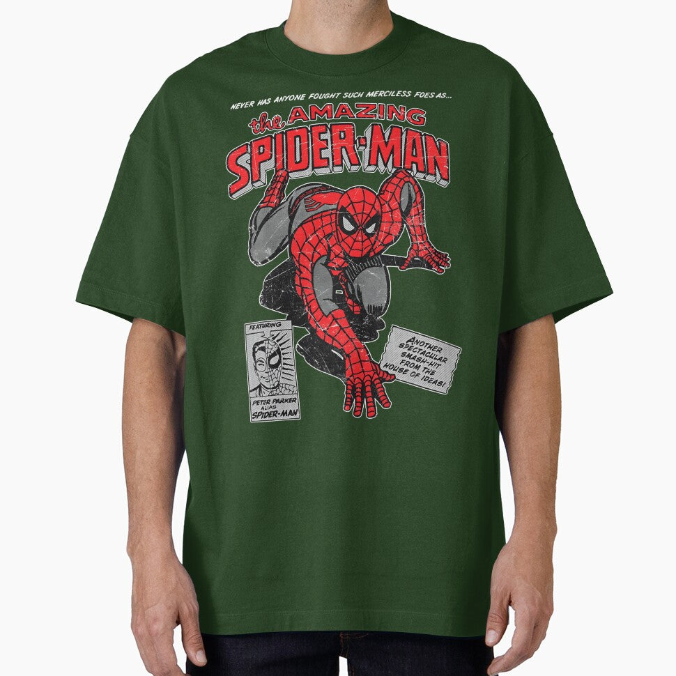 Amazing Web Hero Vintage Comic Style Action Superhero Retro Classic T Shirt