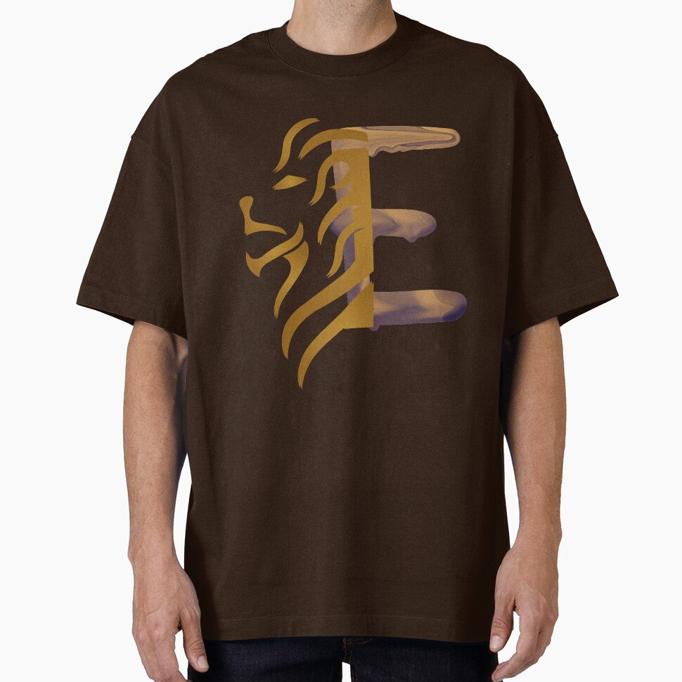 Letters E lion