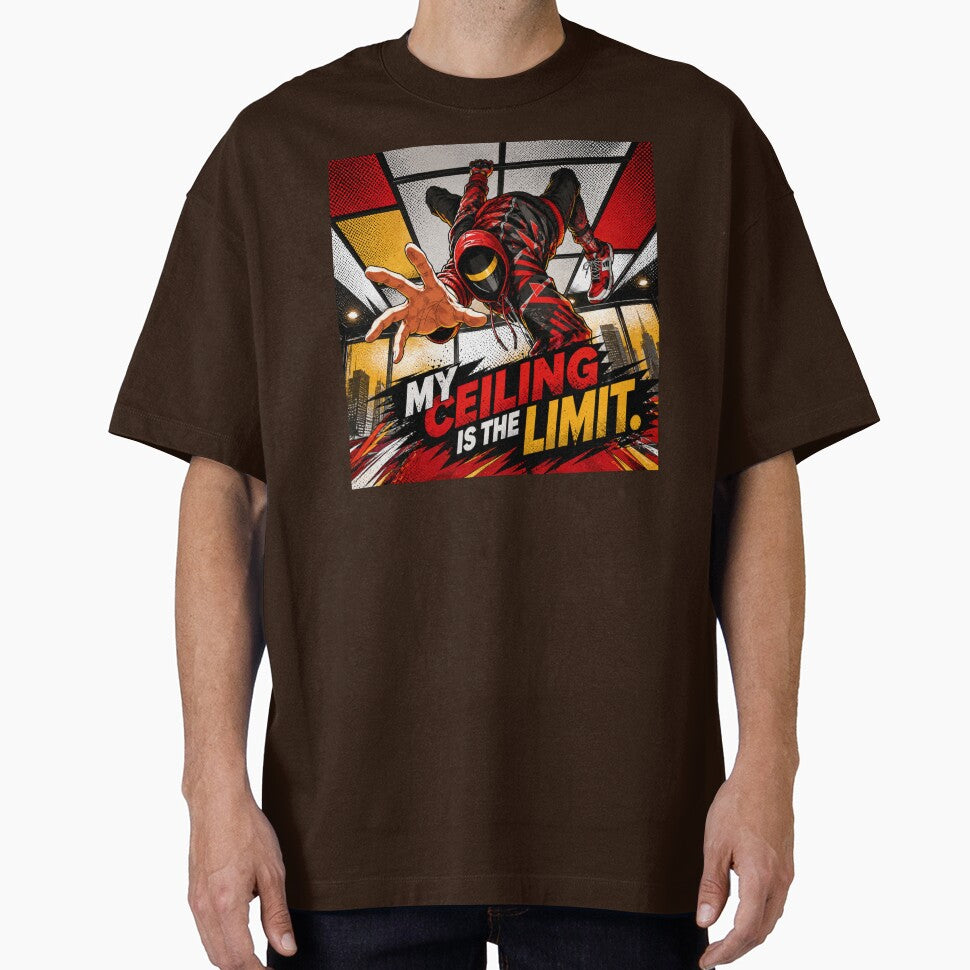 My Ceiling Is The Limit Spider Hero Meme Art | Miles Morales Fan Graphic Tee