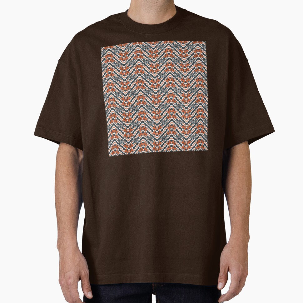 Spider pattern 32s Chiffon Top