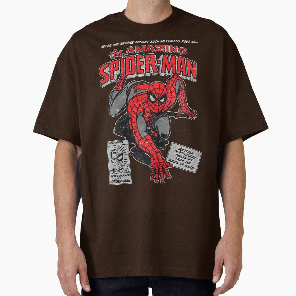 Amazing Web Hero Vintage Comic Style Action Superhero Retro Classic T Shirt