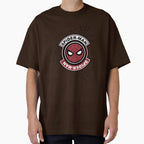 Vintage Spiderman Round Crest Emblem Superhero Retro Logo