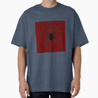 Spider and web digital design.
