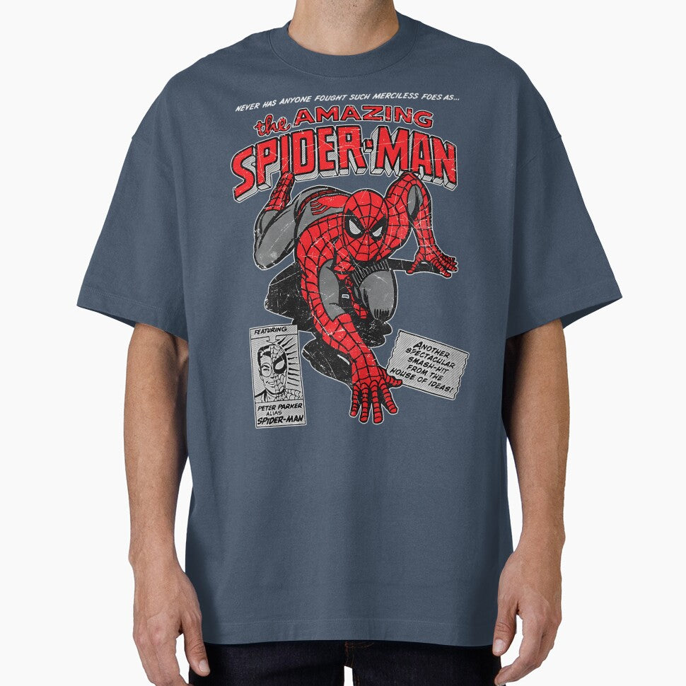 Amazing Web Hero Vintage Comic Style Action Superhero Retro
