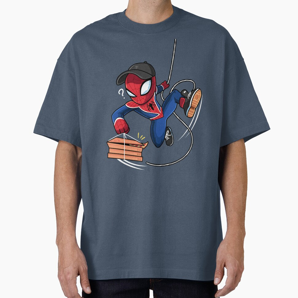 Funny Web Hero Pizza Delivery | Cute Superhero Snack Run | Cartoon Humor Character Design