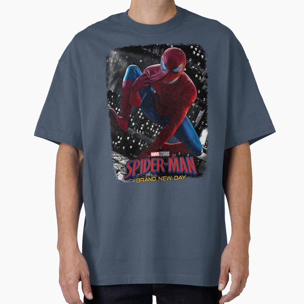 Vintage Comic Style Web Swinging Hero Dynamic Art