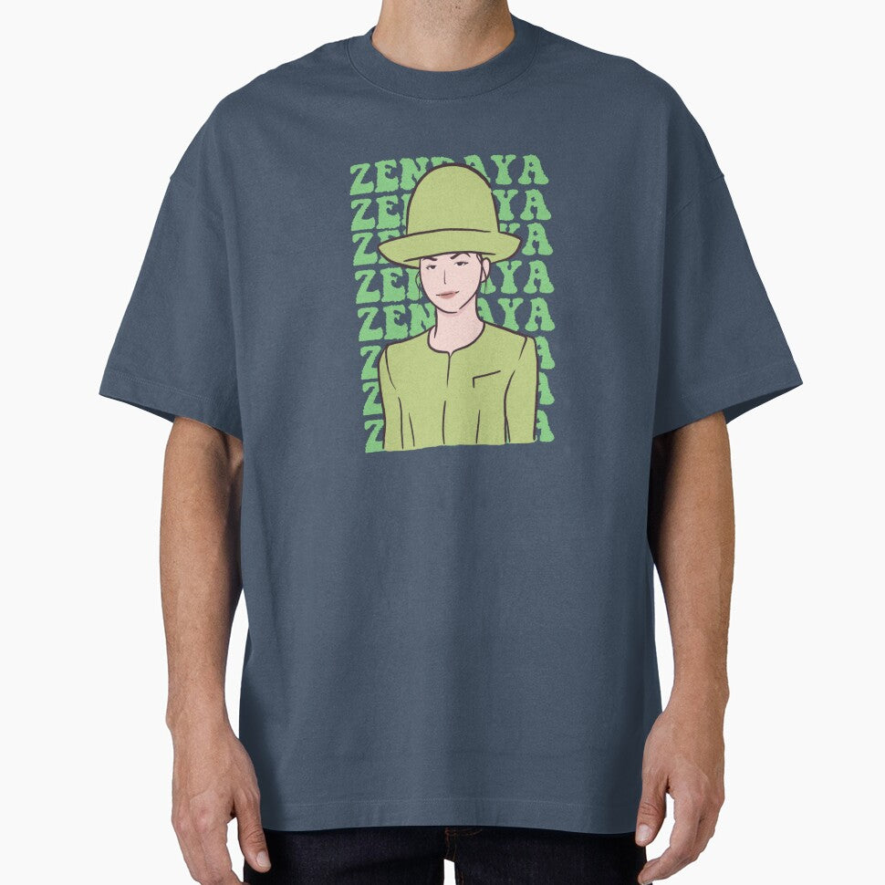 Zendaya Theory Green Lettering