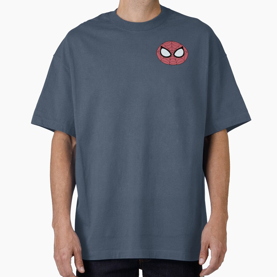 2. Children's Minimalist Spider-Man, Peter Parker, Marvel Comics, Blue Fan Art