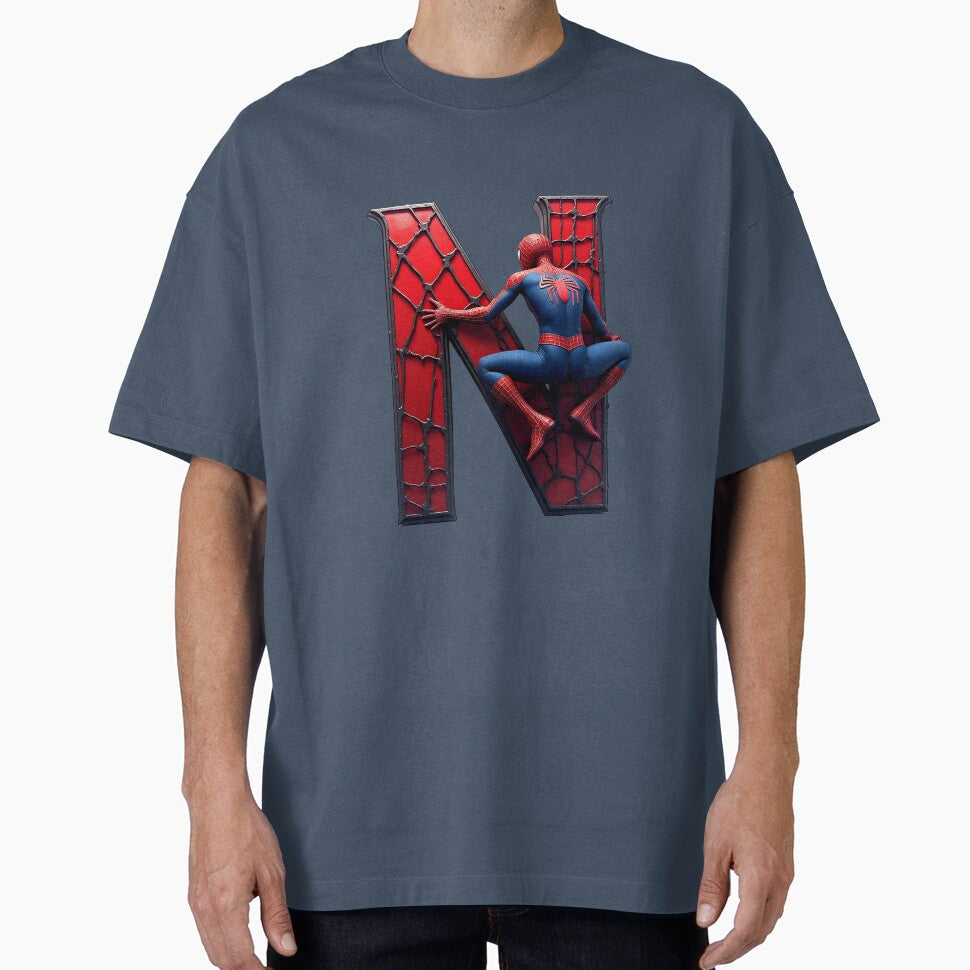 Spiderman Monogram Letter N