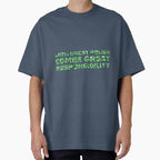 "With Great Power Comes Great Responsibilty" Inspirational Quote Green Triangular Mosaic Design