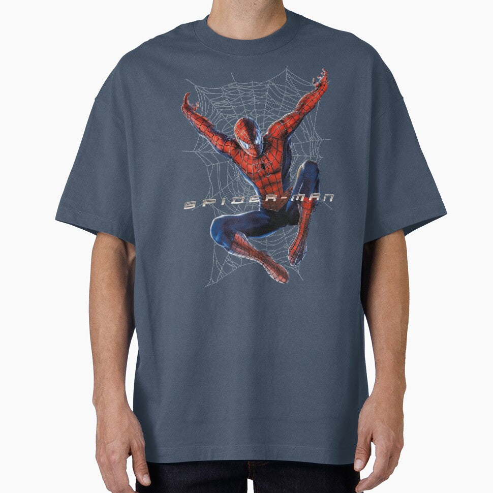 Web Hero Red Blue Spider Action Comic Design