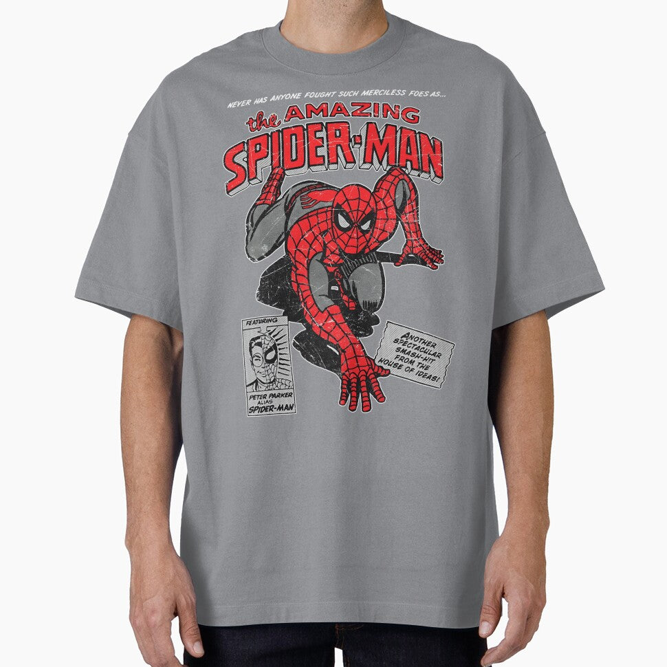 Amazing Web Hero Vintage Comic Style Action Superhero Retro Classic T Shirt