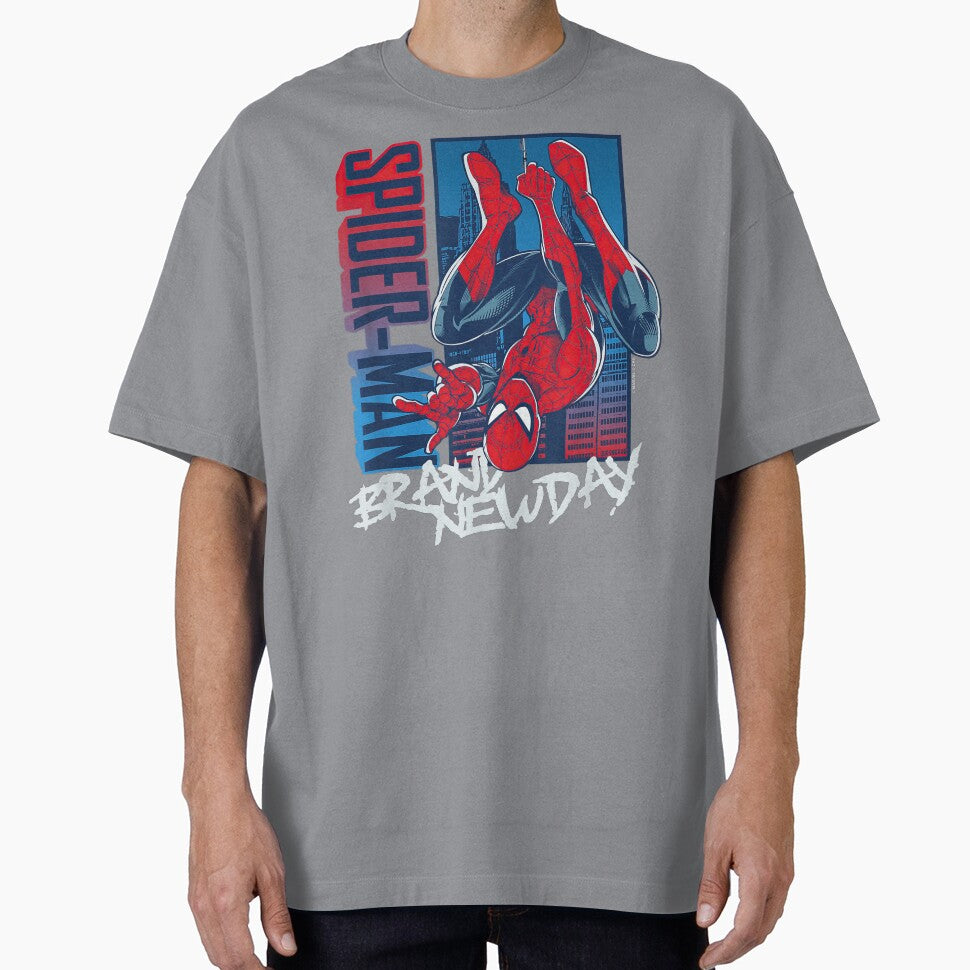 Vintage Hanging Superhero Comic Graphic Shirt