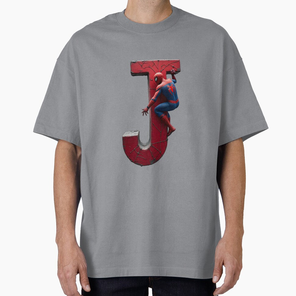 Spiderman Monogram Letter J