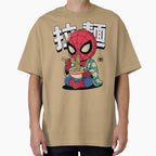 Spider-Man Eatingg Ramen Funny Japanese Style