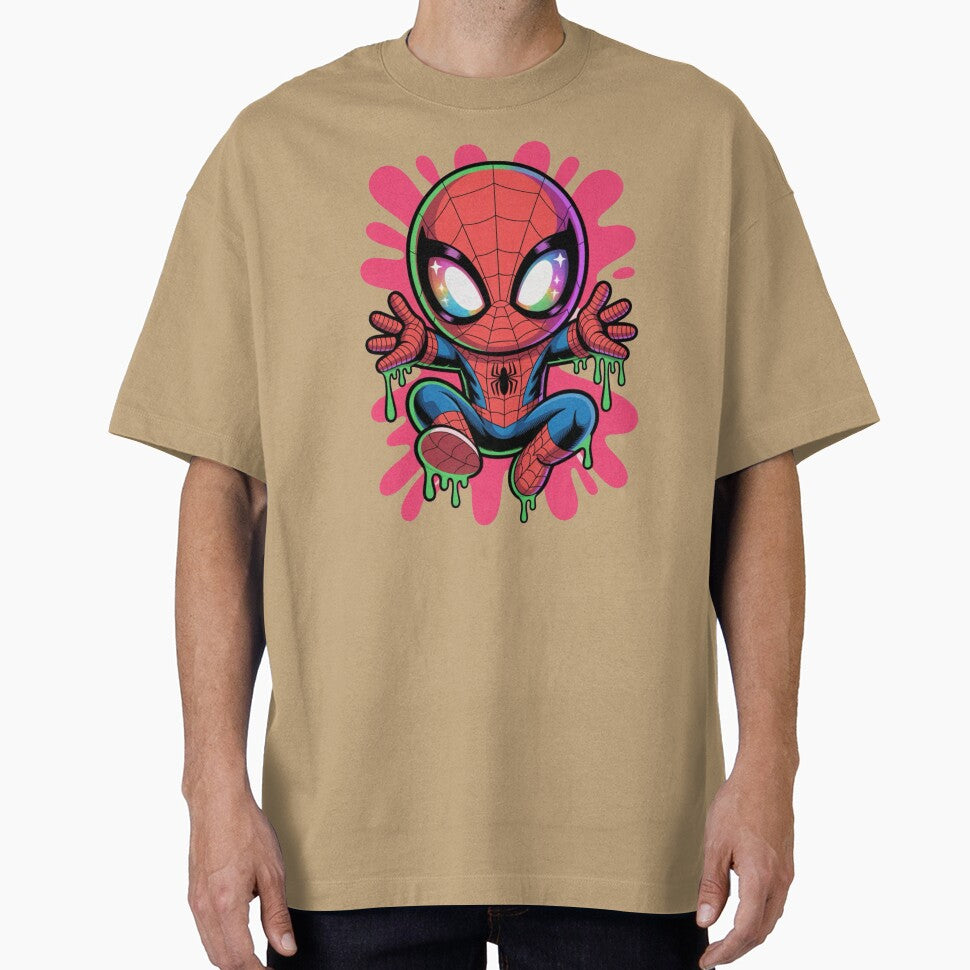 Neon Drip Spider Hero ¨C Cute Kawaii Street Art Style