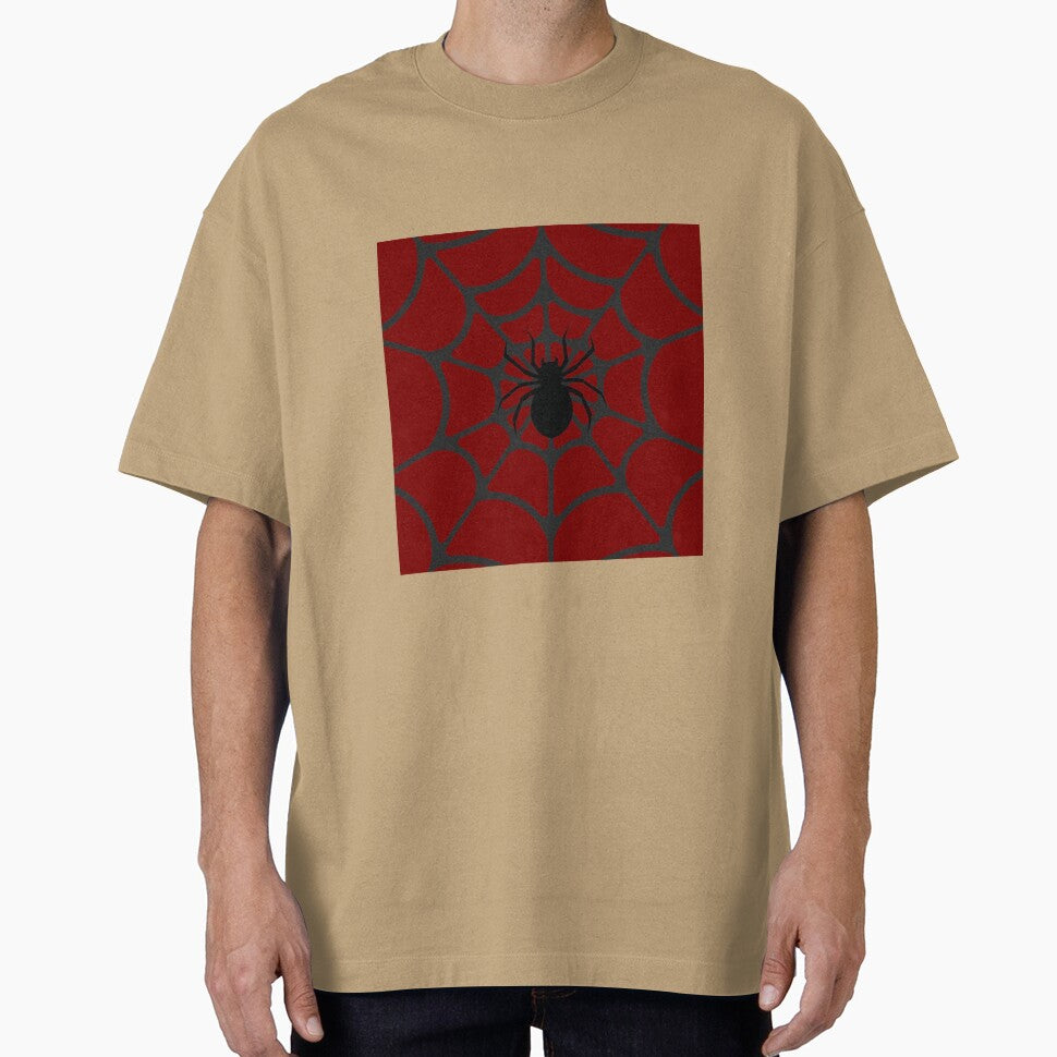 Spider and web digital design.