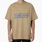 "With Great Power Comes Great Responsibilty" Inspirational Quote Blue Triangular Mosaic Design