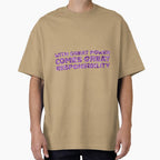 "With Great Power Comes Great Responsibilty" Inspirational Quote Purple Triangular Mosaic Design