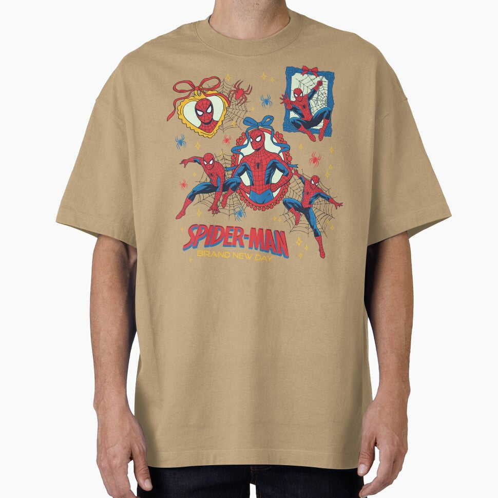 Dynamic Web Swinging Hero In Vintage Comic Style Art