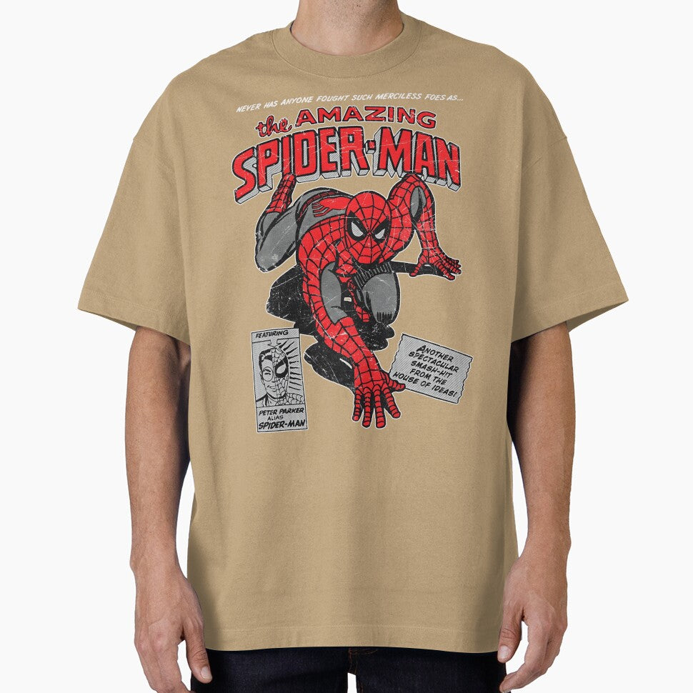 Amazing Web Hero Vintage Comic Style Action Superhero Retro Classic T Shirt