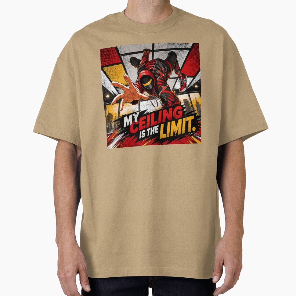 My Ceiling Is The Limit Spider Hero Meme Art | Miles Morales Fan Graphic Tee