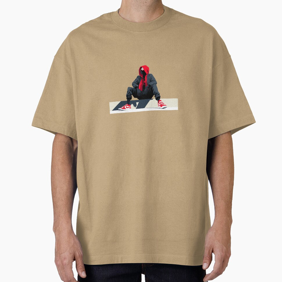 Urban Spider Hoodie Style Streetwear Graphic | Minimal Superhero Aesthetic Red Black Sneaker Outfit