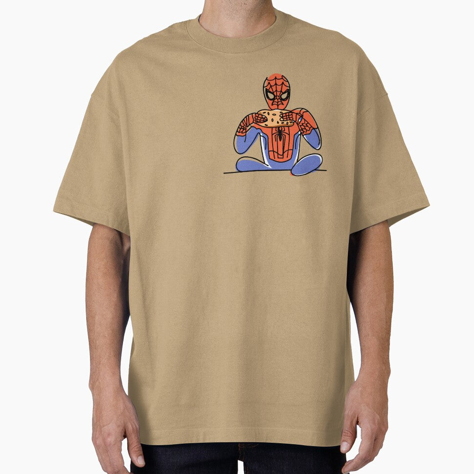 Spidey's Bagel Break - Trendy Hilarious Comic Spider Art Eating Food Meme Cartoon Costume