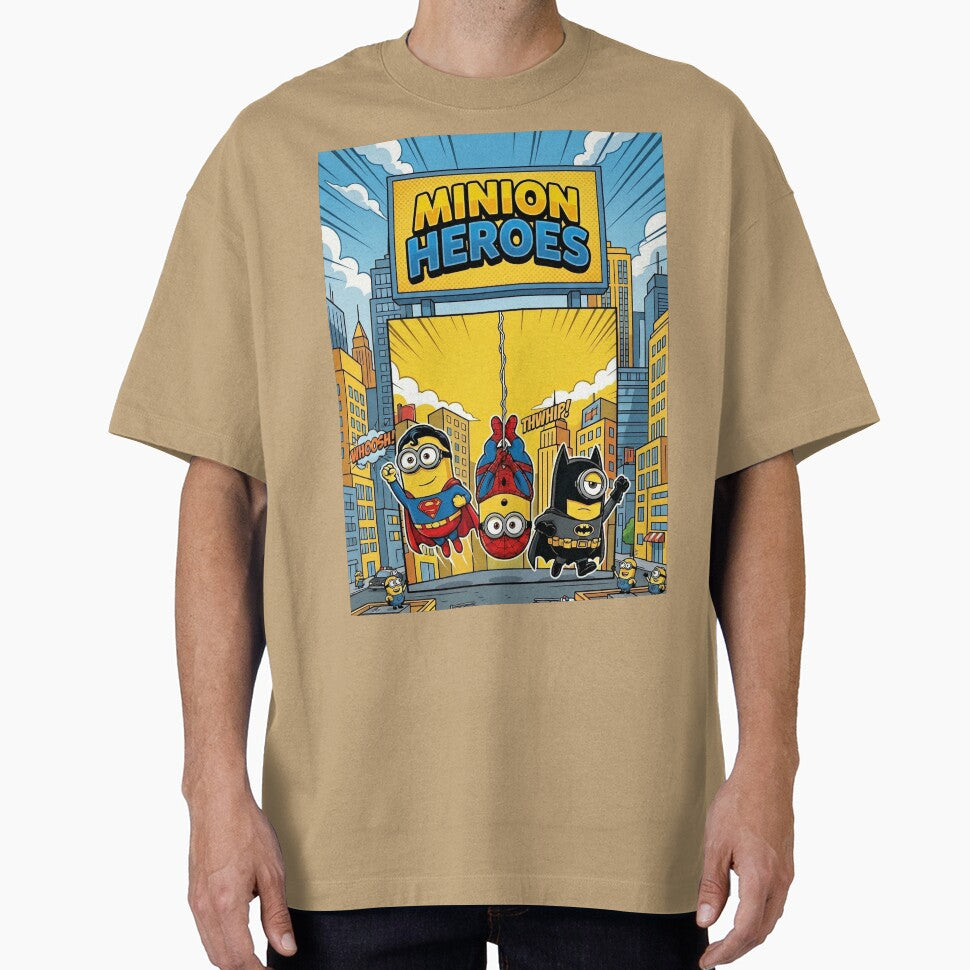 Minion Heroes Funny Comic Book Mashup