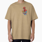 Spidey Munching Pizza - Trendy Hilarious Comic Spider Art Eating Food Meme Cartoon Costume
