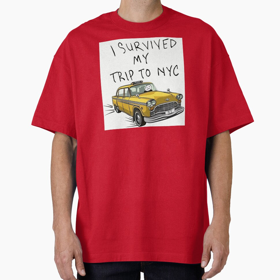 I survived my trip to New York NYC, Big yellow taxi.