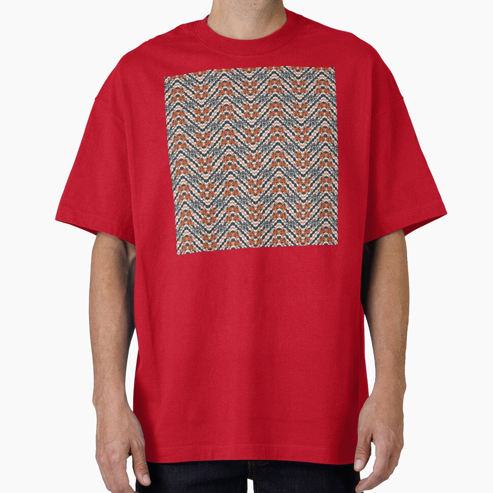 Spider pattern 32s Chiffon Top