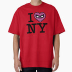I Love New York Spiderman Pink | Marvel Comic Design T-Shirt