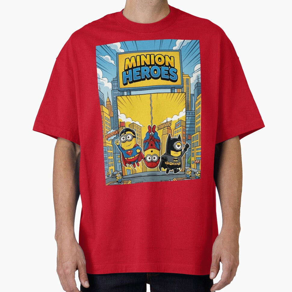 Minion Heroes Funny Comic Book Mashup