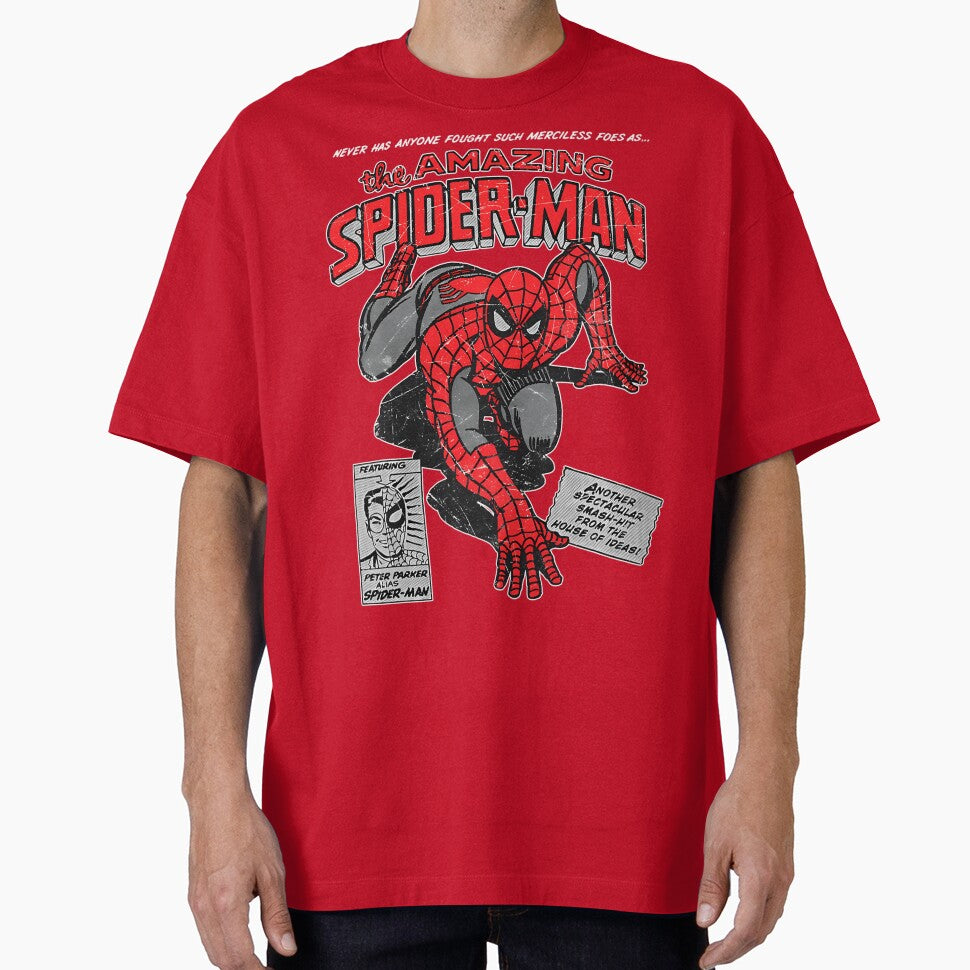 Amazing Web Hero Vintage Comic Style Action Superhero Retro