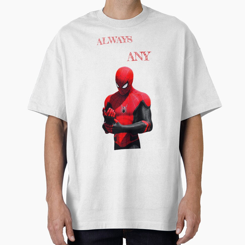 Always Ready For Any Situation Superhero Spider Action graphic Sticker