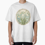 Art Nouveau Inspired Blooming Spring Snowdrops