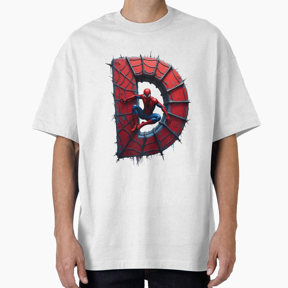 Spiderman Monogram Letter D