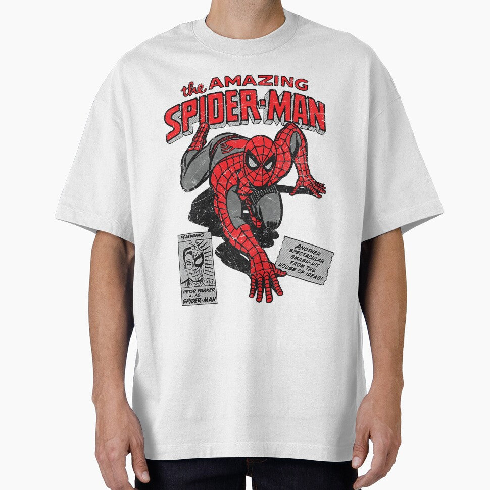 Amazing Web Hero Vintage Comic Style Action Superhero Retro Classic T Shirt