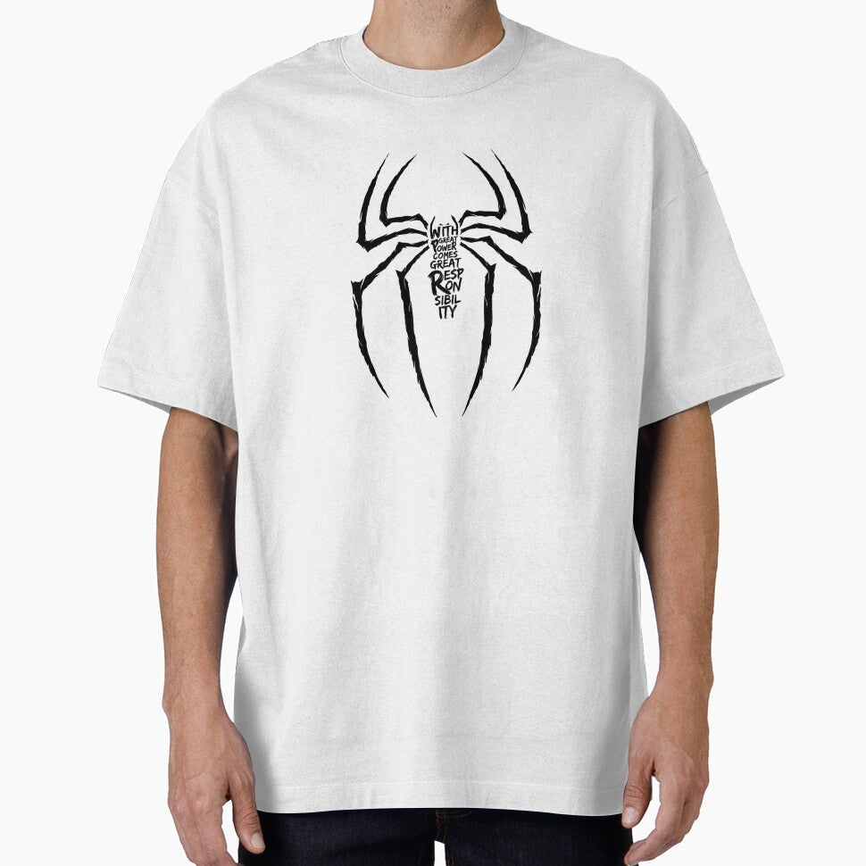 Spider Symbol of Responsibility Minimalist Emblem