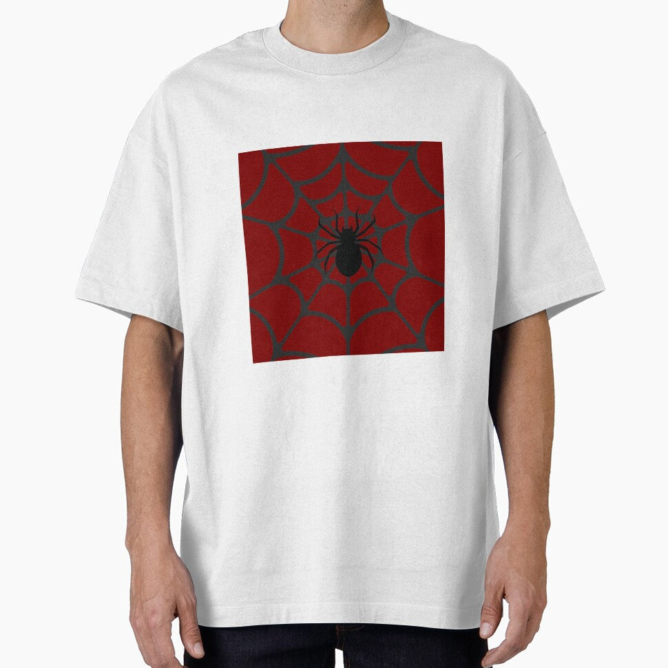Spider and web digital design.