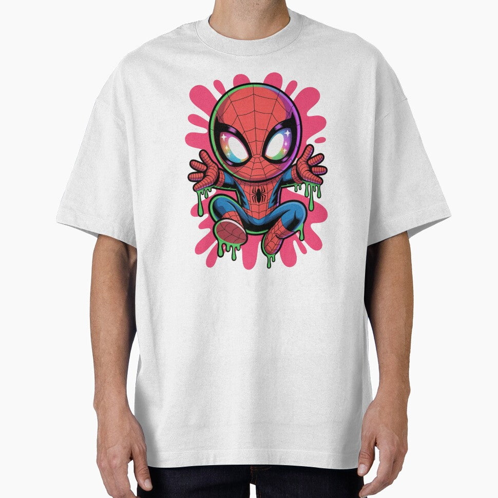 Neon Drip Spider Hero ¨C Cute Kawaii Street Art Style