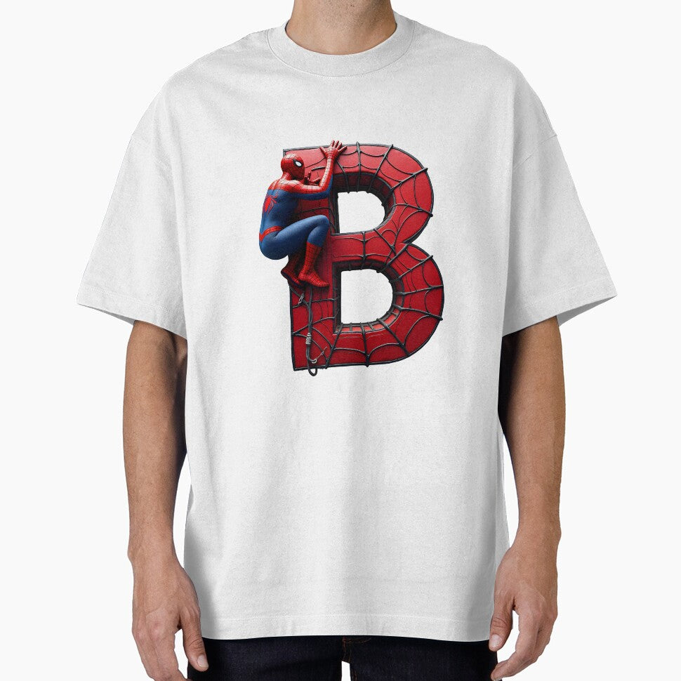Spiderman Monogram Letter B