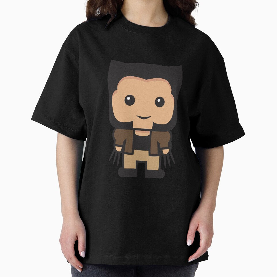 Cute Clawed Mutant Hero Chibi Sticker | Cartoon Comic Characte | Minimal Comic Style Design